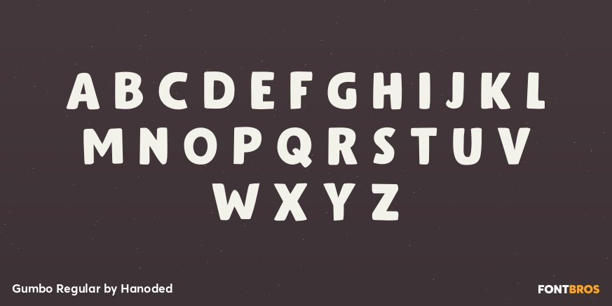 Gumbo Regular Font Poster #1
