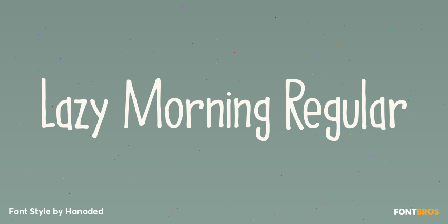 Lazy Morning Regular Poster