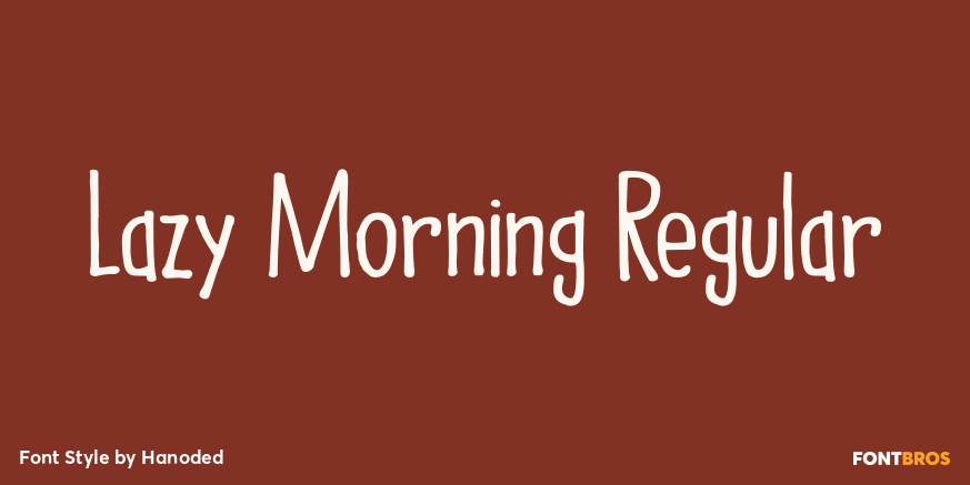 Lazy Morning Regular Poster