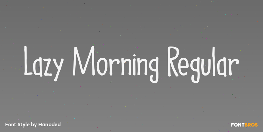 Lazy Morning Regular Poster