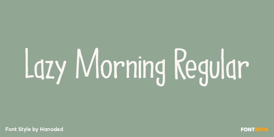 Lazy Morning Regular Poster