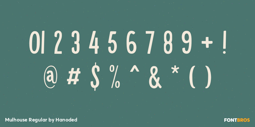 Mulhouse Regular Font Poster #4