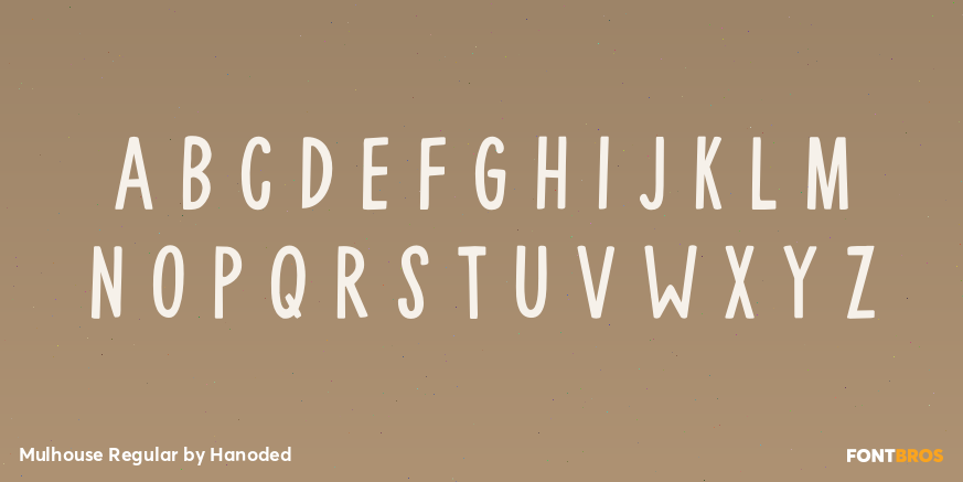 Mulhouse Regular Font Poster #3