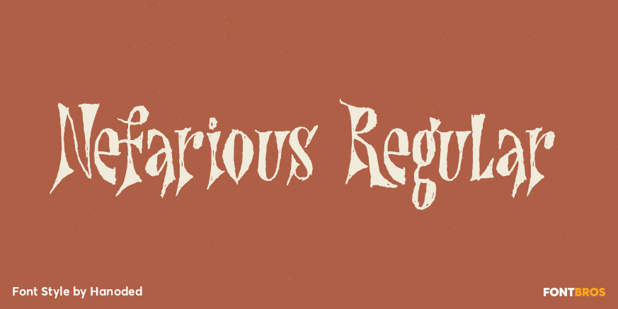 Nefarious Regular Poster