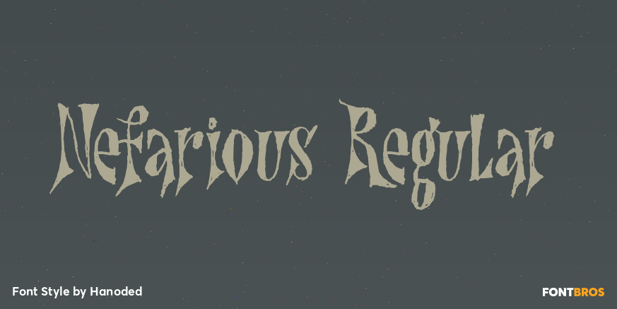 Nefarious Regular Poster
