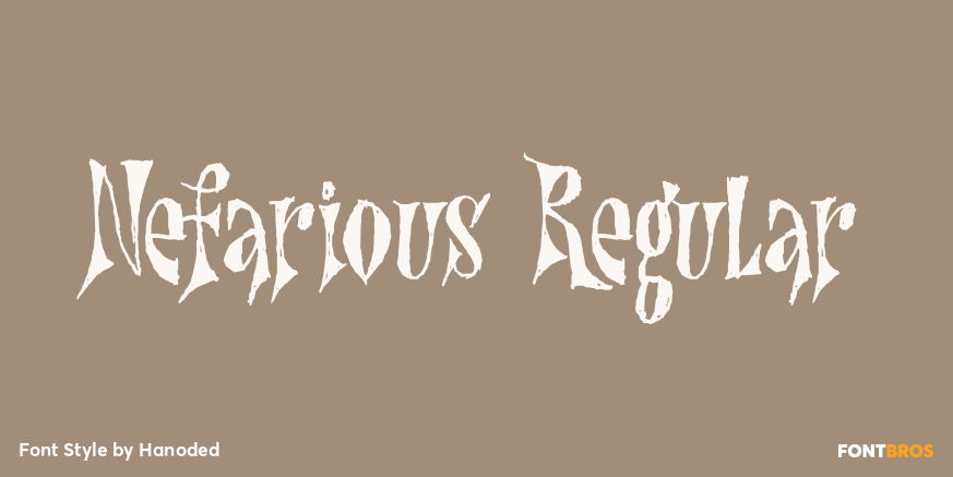 Nefarious Regular Poster