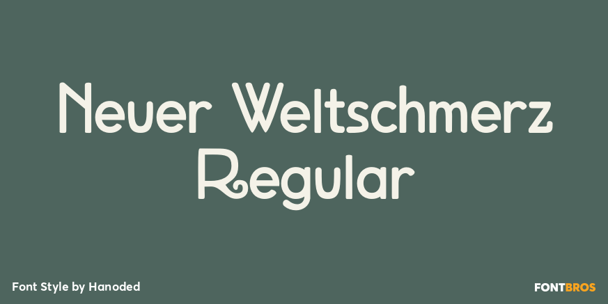 Neuer Weltschmerz Regular Poster