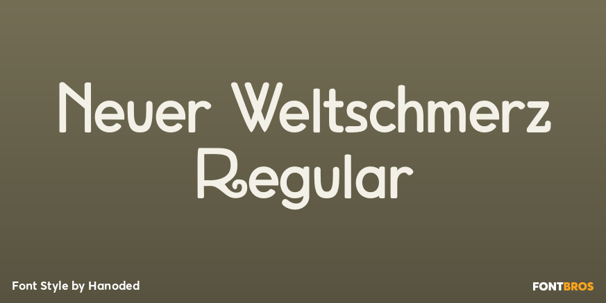 Neuer Weltschmerz Regular Poster