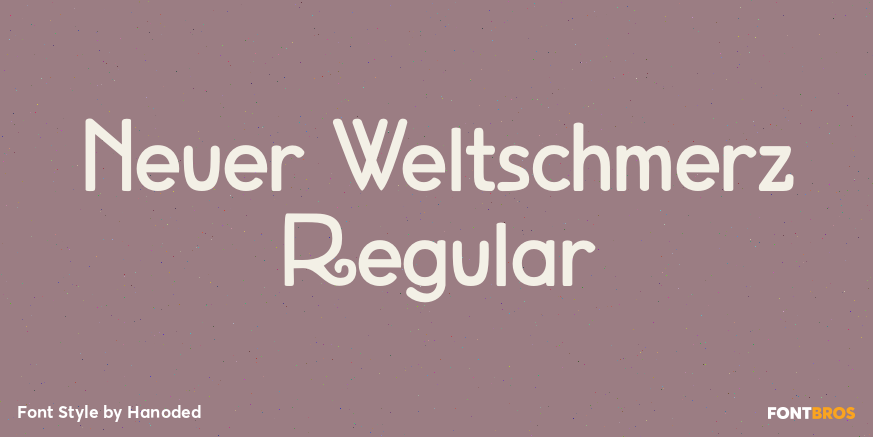 Neuer Weltschmerz Regular Poster