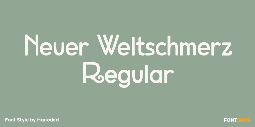 Neuer Weltschmerz Regular Poster
