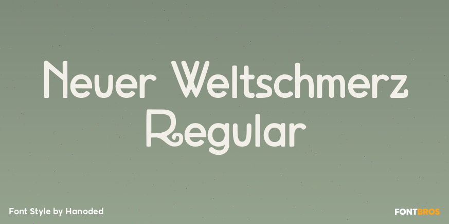 Neuer Weltschmerz Regular Poster