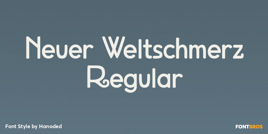 Neuer Weltschmerz Regular Poster