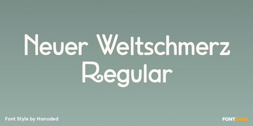Neuer Weltschmerz Regular Poster
