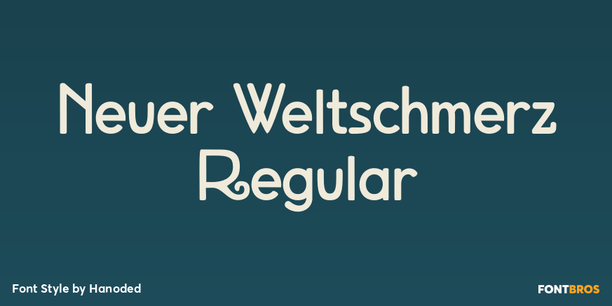 Neuer Weltschmerz Regular Poster