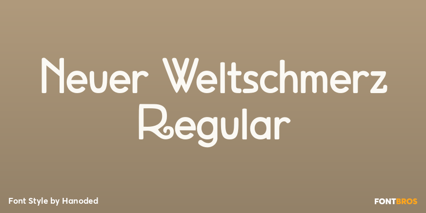 Neuer Weltschmerz Regular Poster