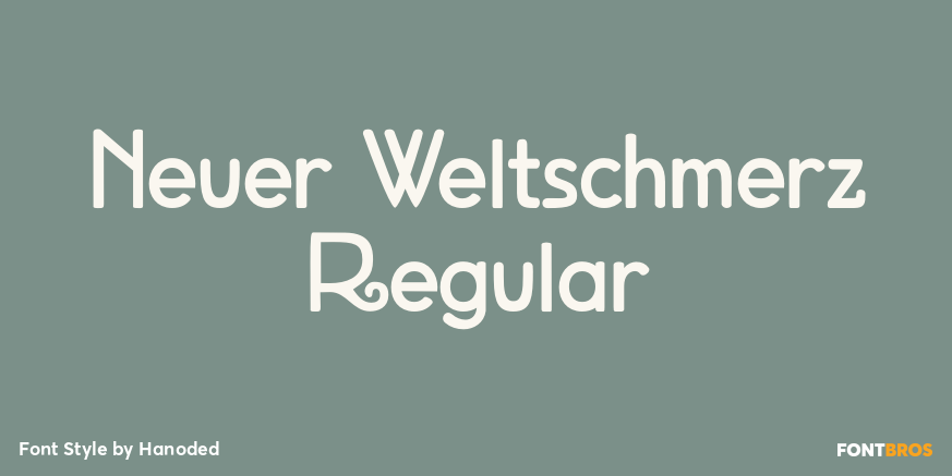 Neuer Weltschmerz Regular Poster