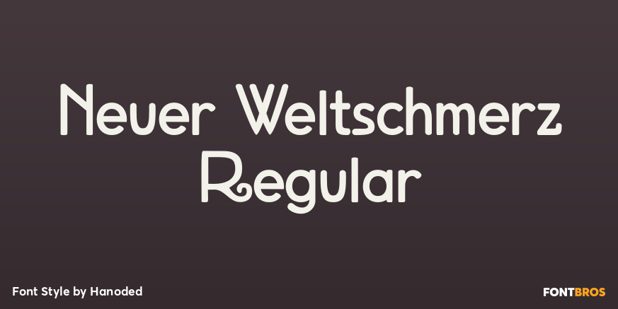 Neuer Weltschmerz Regular Poster