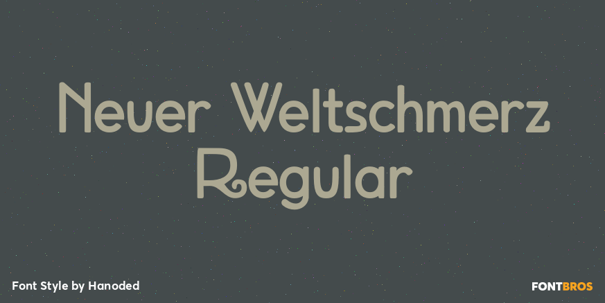 Neuer Weltschmerz Regular Poster