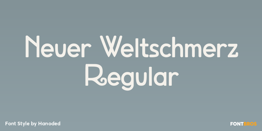 Neuer Weltschmerz Regular Poster