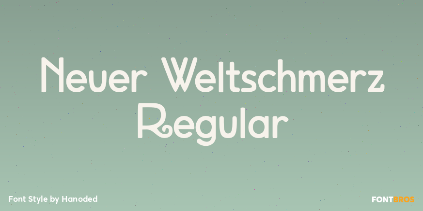 Neuer Weltschmerz Regular Poster