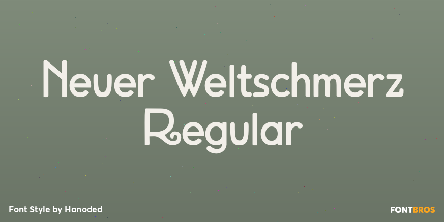 Neuer Weltschmerz Regular Poster