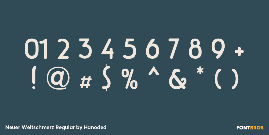Neuer Weltschmerz Regular Font Poster #1
