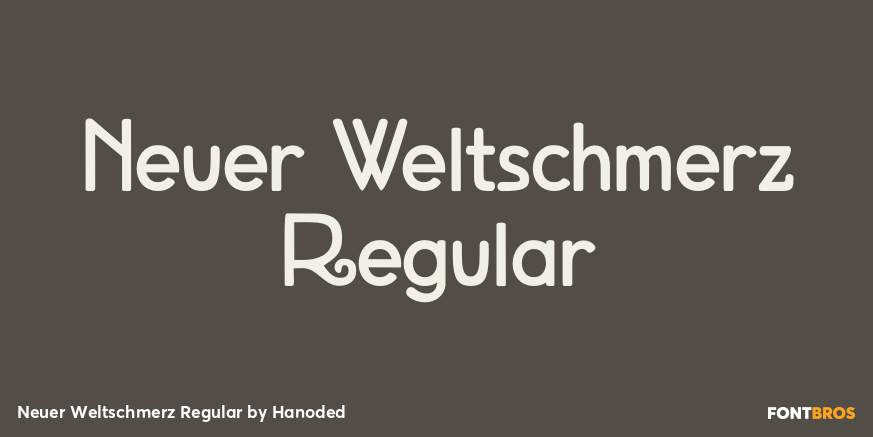 Neuer Weltschmerz Regular Poster