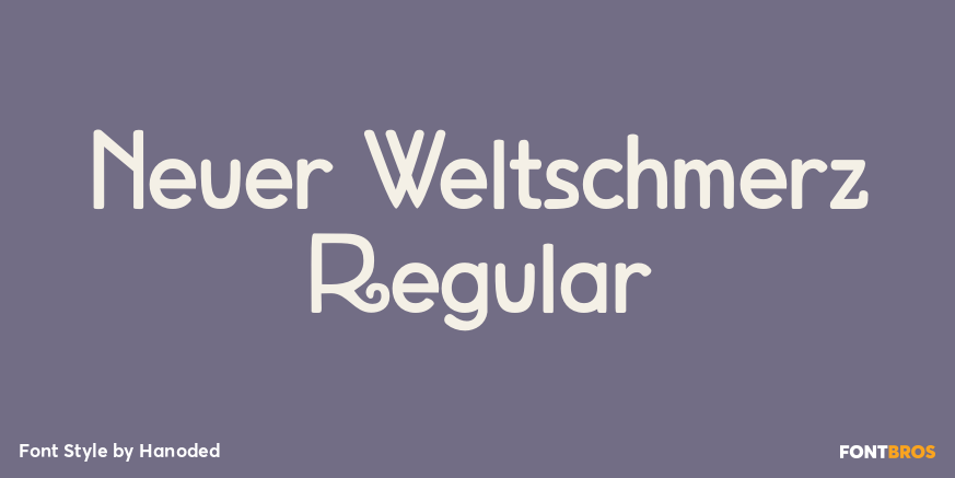 Neuer Weltschmerz Regular Poster