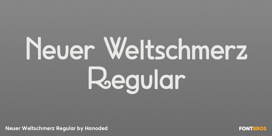 Neuer Weltschmerz Regular Poster