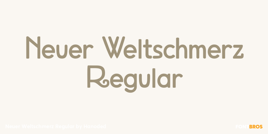 Neuer Weltschmerz Regular Poster