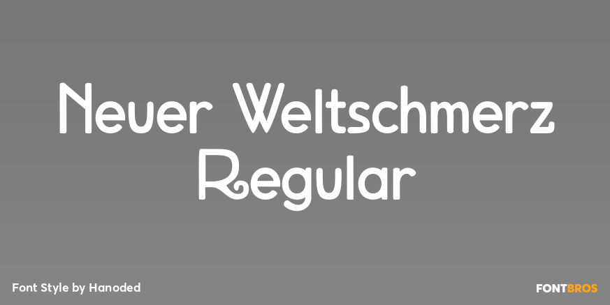Neuer Weltschmerz Regular Poster