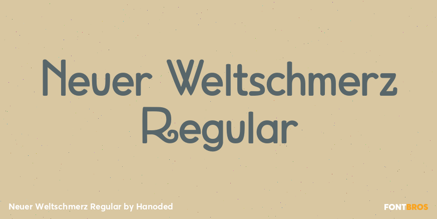 Neuer Weltschmerz Regular Poster