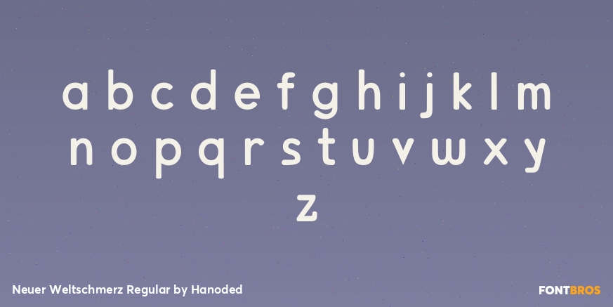 Neuer Weltschmerz Regular Font Poster #3