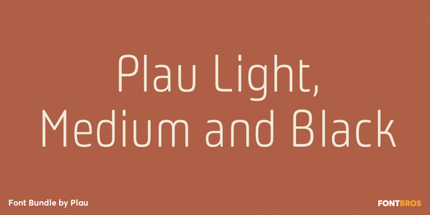Plau Light, Medium and Black Poster