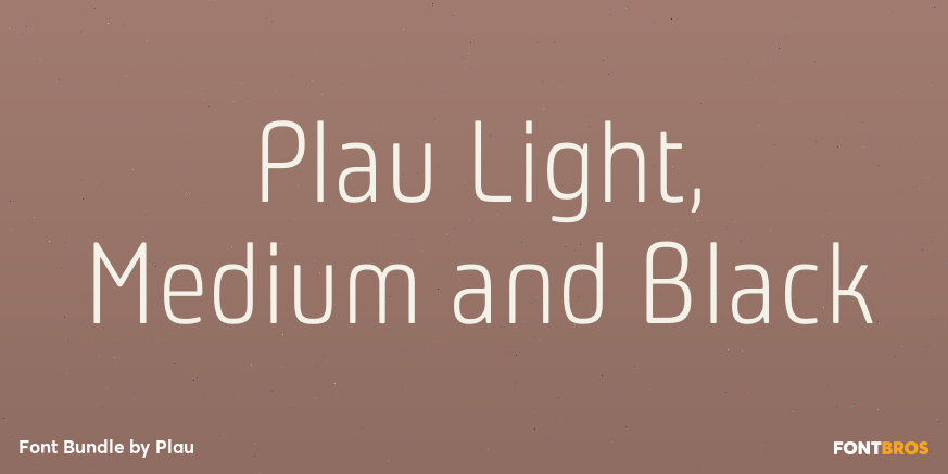 Plau Light, Medium and Black Poster