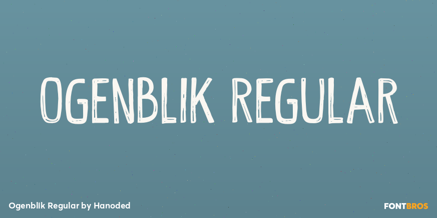 Ogenblik Regular Font Poster #1