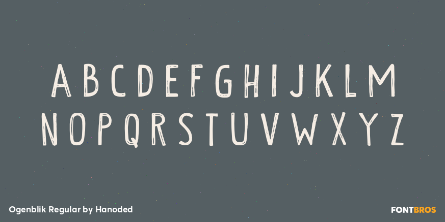 Ogenblik Regular Font Poster #3