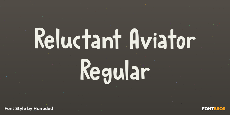 Reluctant Aviator Regular Poster