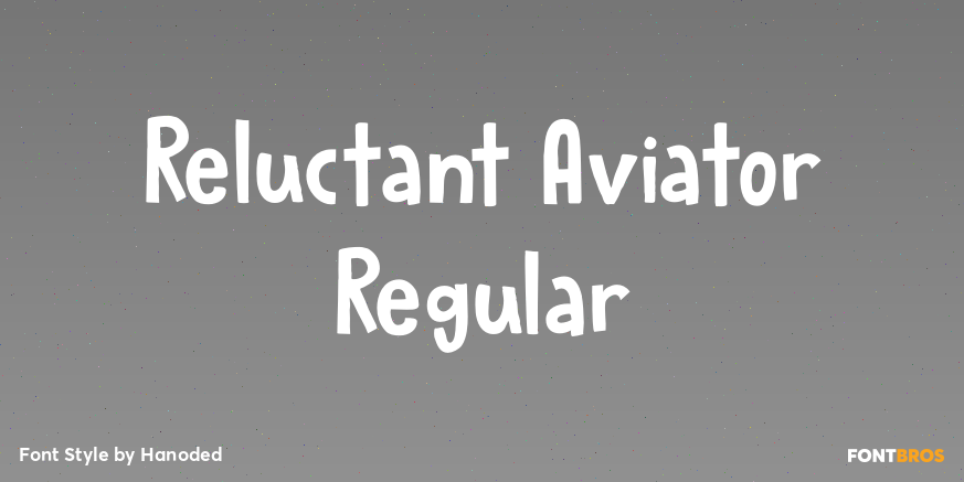 Reluctant Aviator Regular Poster