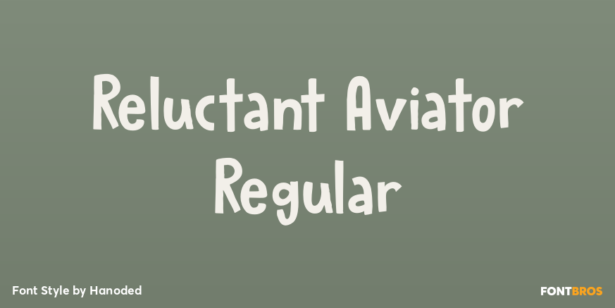 Reluctant Aviator Regular Poster