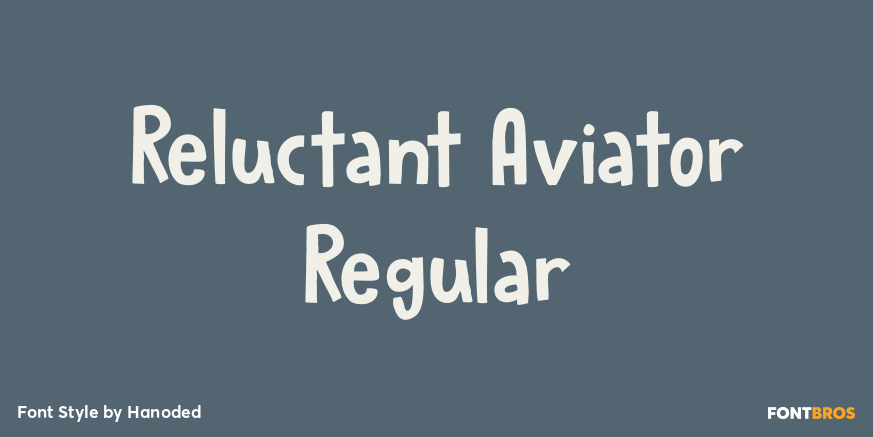 Reluctant Aviator Regular Poster
