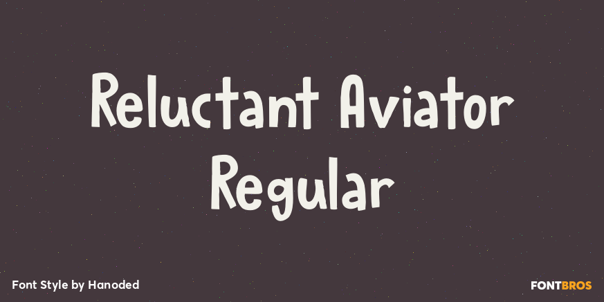 Reluctant Aviator Regular Poster