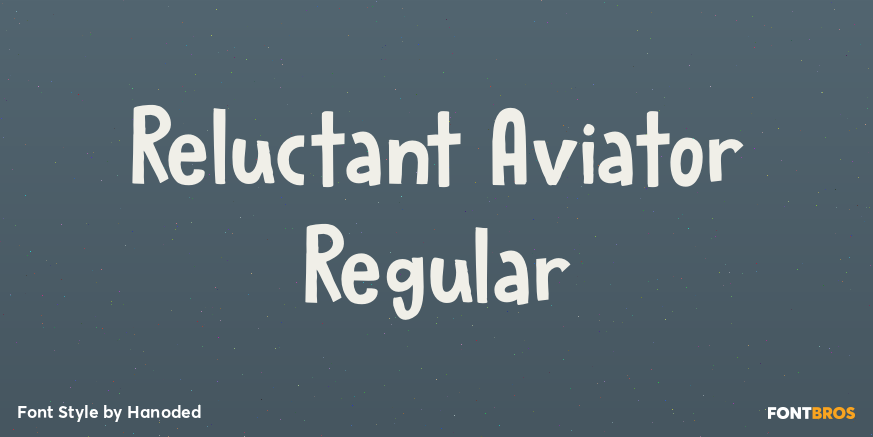Reluctant Aviator Regular Poster