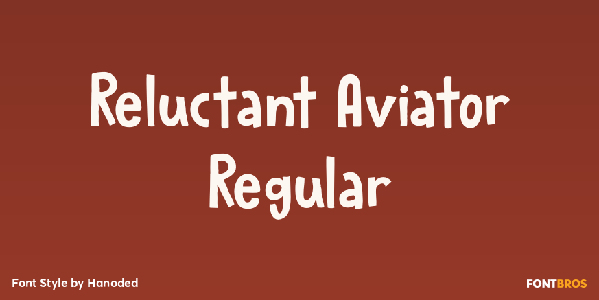 Reluctant Aviator Regular Poster