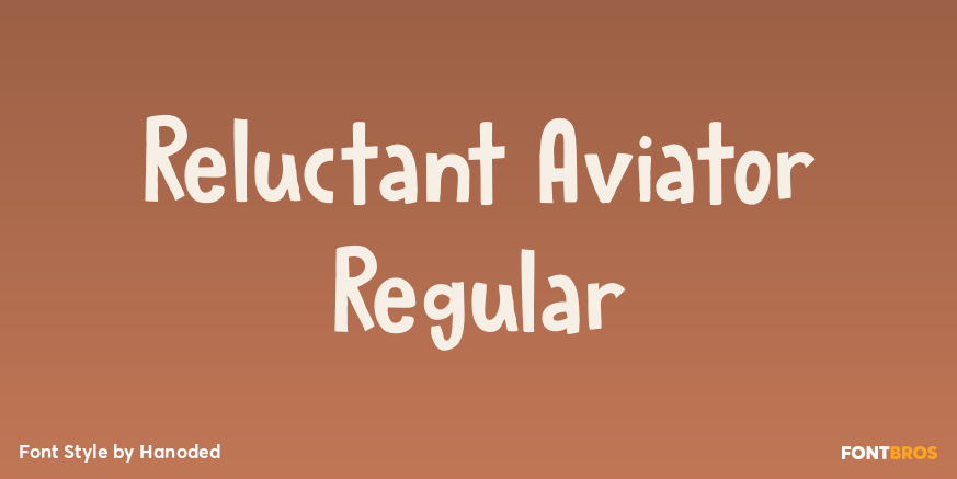 Reluctant Aviator Regular Poster