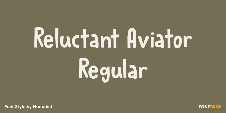 Reluctant Aviator Regular Poster