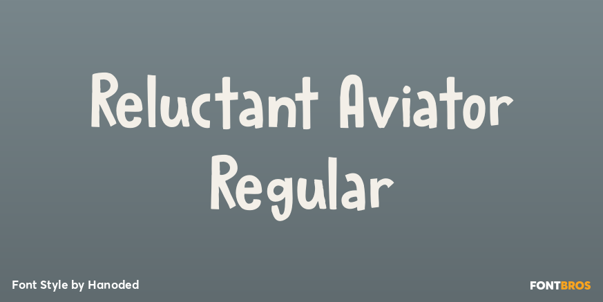 Reluctant Aviator Regular Poster