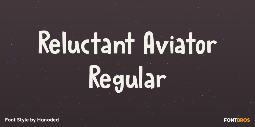 Reluctant Aviator Regular Poster