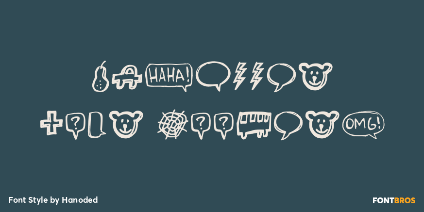 Scribble Note Doodles Poster