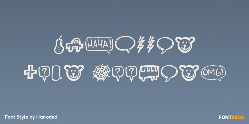 Scribble Note Doodles Poster